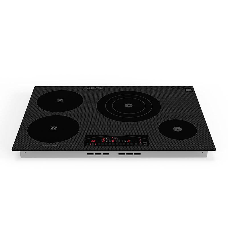 30 inch Electric Hybrid CERAMIC-INDUCTION 4 Burner Cooktop Design 220V EHC30422ED, product image 19 of 21