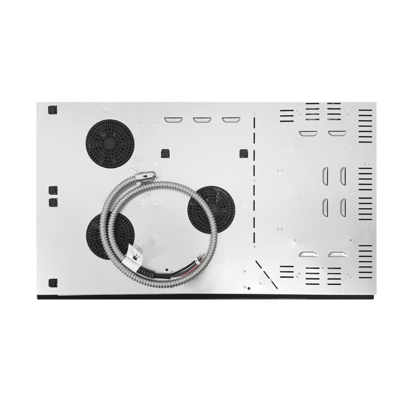 36 inch Electric Hybrid CERAMIC-INDUCTION 5 Burner Cooktop 220V EHC36532, product image 4 of 14