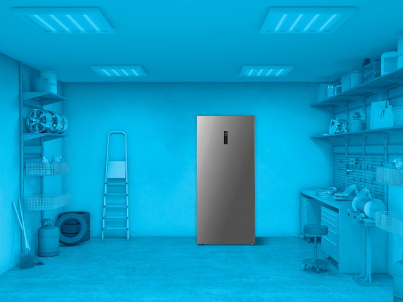Element 21.2 cu. ft. Upright Convertible Freezer / Refrigerator - Stainless Steel, ENERGY STAR (EHUF21CECS) view 5