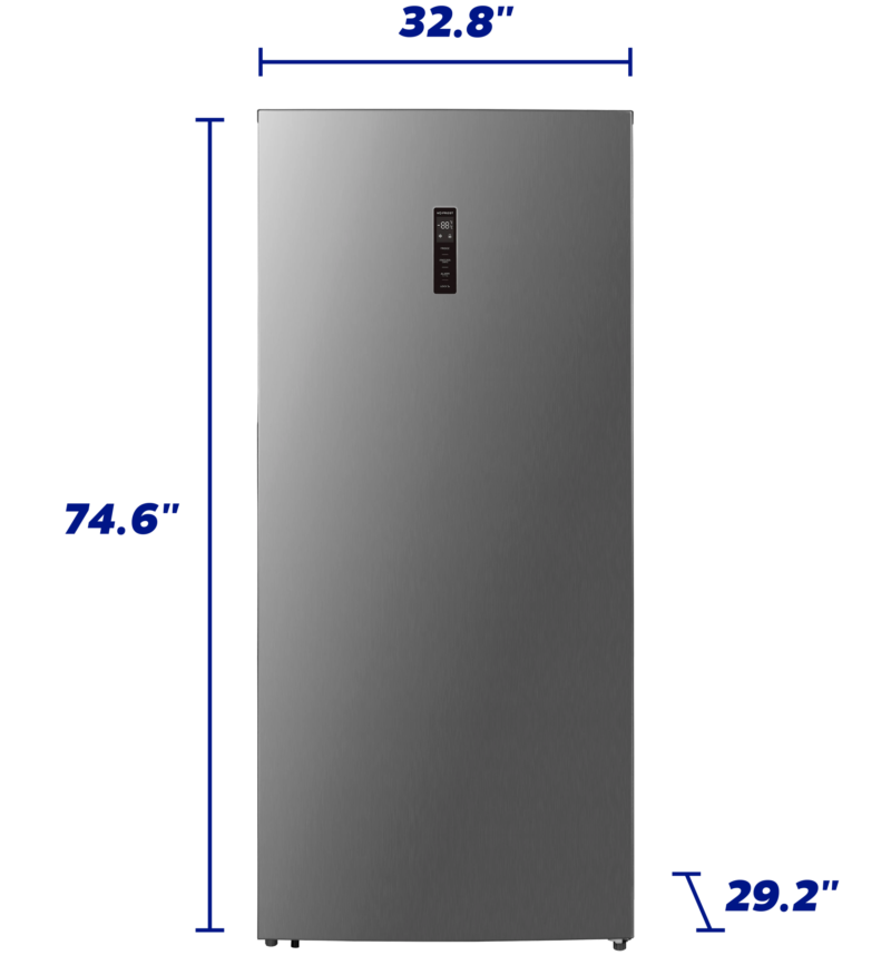 Element 21.2 cu. ft. Upright Convertible Freezer / Refrigerator - Stainless Steel, ENERGY STAR (EHUF21CECS) view 6