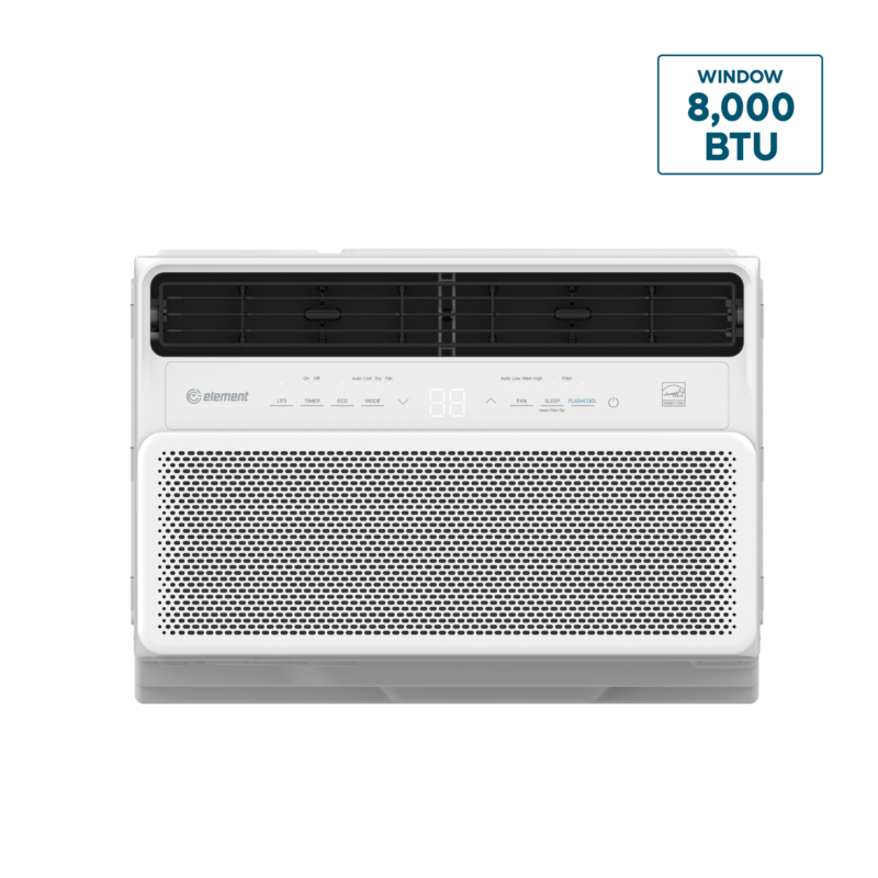 8,000 BTU, 115V Inverter Window Air Conditioner – White (EHWR08BE) EHWR08BE