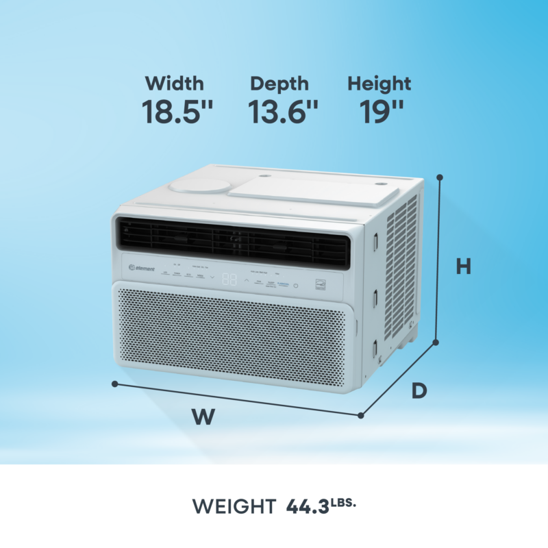 10,000 BTU, 115V Inverter Window Air Conditioner – White (EHWR10BE) EHWR10BE