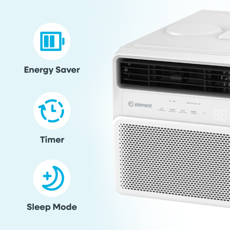 12,000 BTU, 115V Inverter Window Air Conditioner – White (EHWR12BE) EHWR12BE