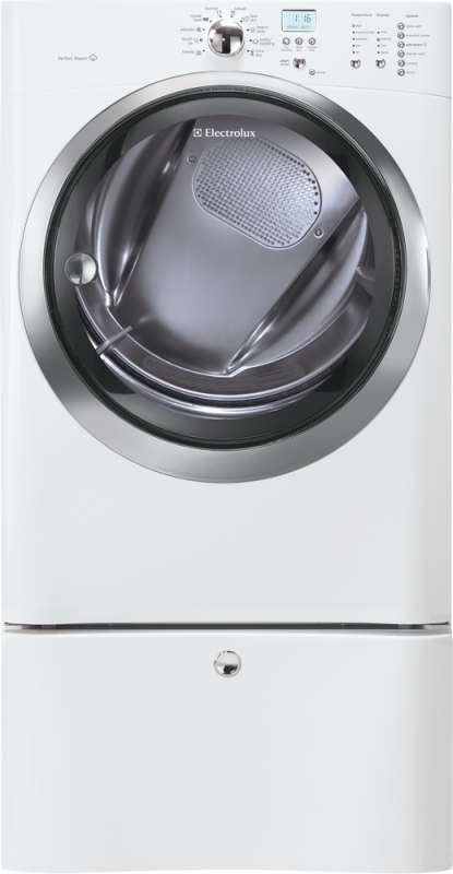 Electrolux Front Load Gas Dryer with IQ-Touch Controls featuring Perfect Steam™ - 8.0 Cu. Ft. Island White EIMGD55IIW Picture 1