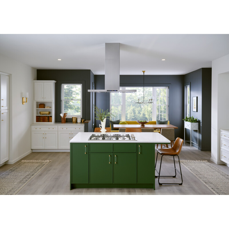 Elite 36-Inch T-Style Island Range Hood, 640 Max Blower CFM, w/ Code Ready Technology view 2