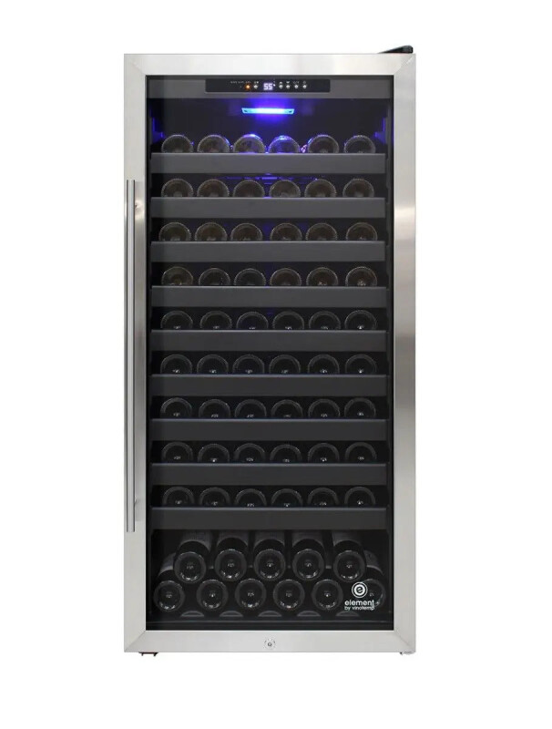 114-Bottle Freestanding Single-Zone Wine Cooler EL100SBB