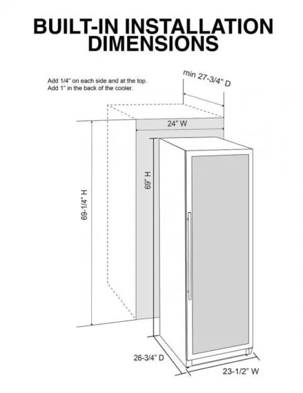 EL-142SDST Dual-Zone Wine Cooler EL142SDST