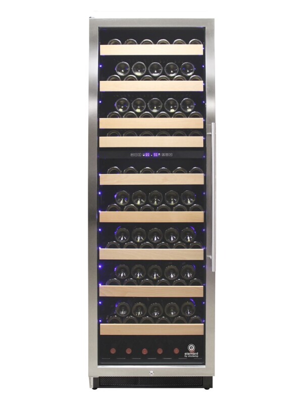 Connoisseur Series 168 Dual Zone Wine Cooler (Left Hinge) EL168WCSTL