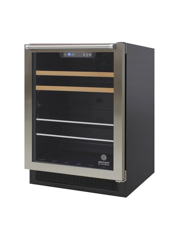 Single-Zone 24" Wine and Beverage Cooler, 16 Bottle and 106 Can Capacity EL24THWB