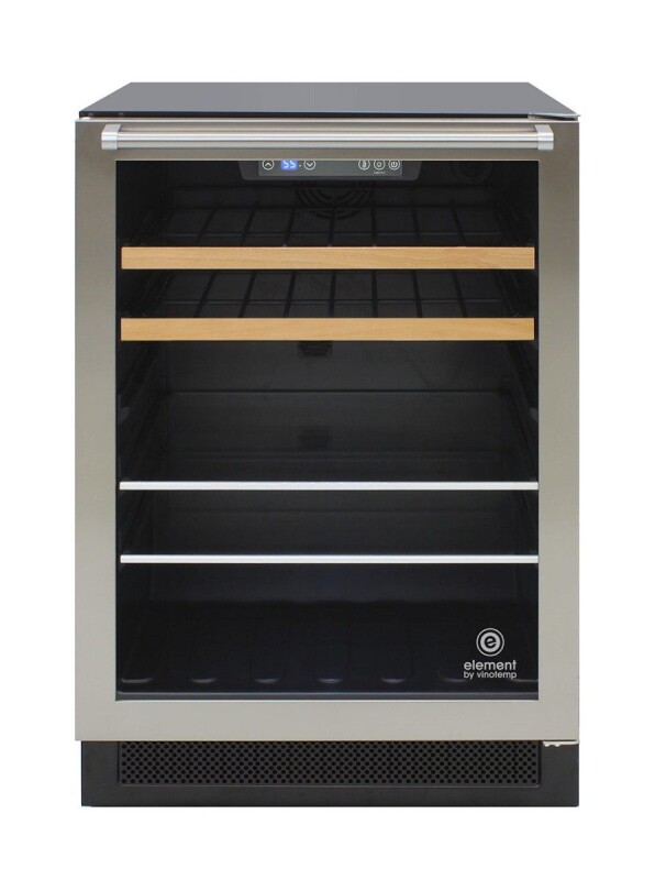 Single-Zone 24" Wine and Beverage Cooler, 16 Bottle and 106 Can Capacity EL24THWB