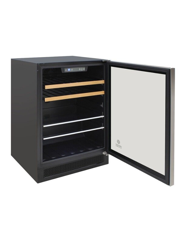 Single-Zone 24" Wine and Beverage Cooler, 16 Bottle and 106 Can Capacity EL24THWB