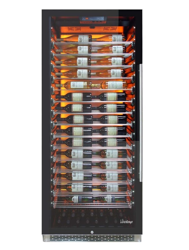 Private Reserve Series 188-Bottle Backlit Panel Commercial 300 Wine Cooler (Left Hinge) EL300COMML