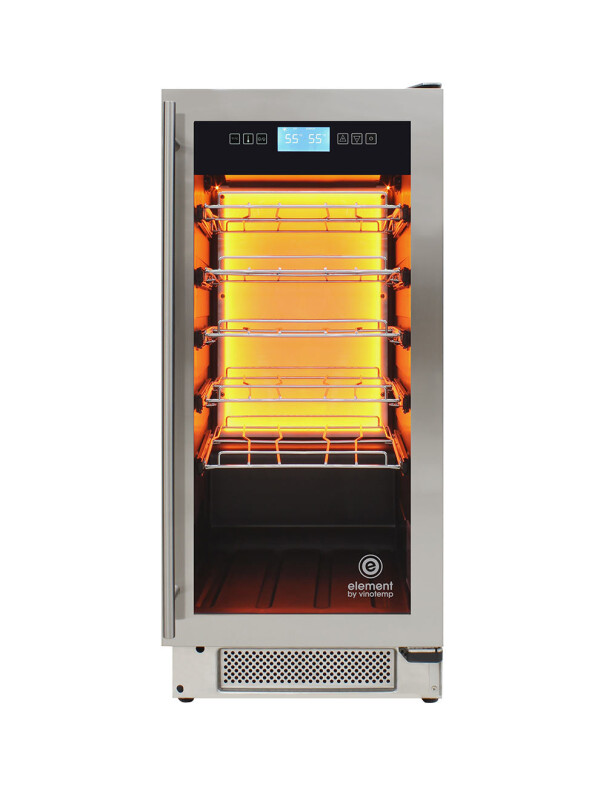32-Bottle Single-Zone Wine Cooler, Stainless EL32COMMSS