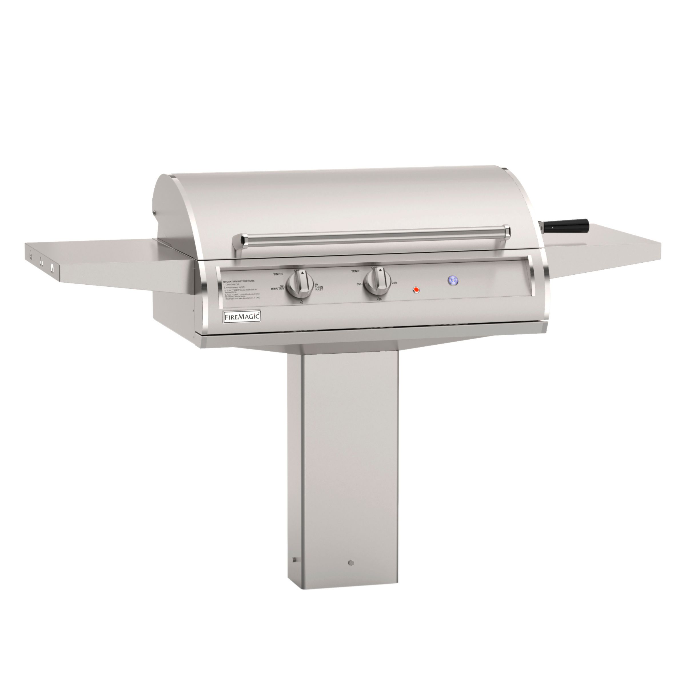 30 Inch In ground Post Mount Accessible Analog Electric Grill EL500S0Z1EAG
