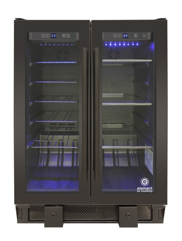 Butler Series Touch Screen Wine and Beverage Cooler with French Doors ELBWC10202