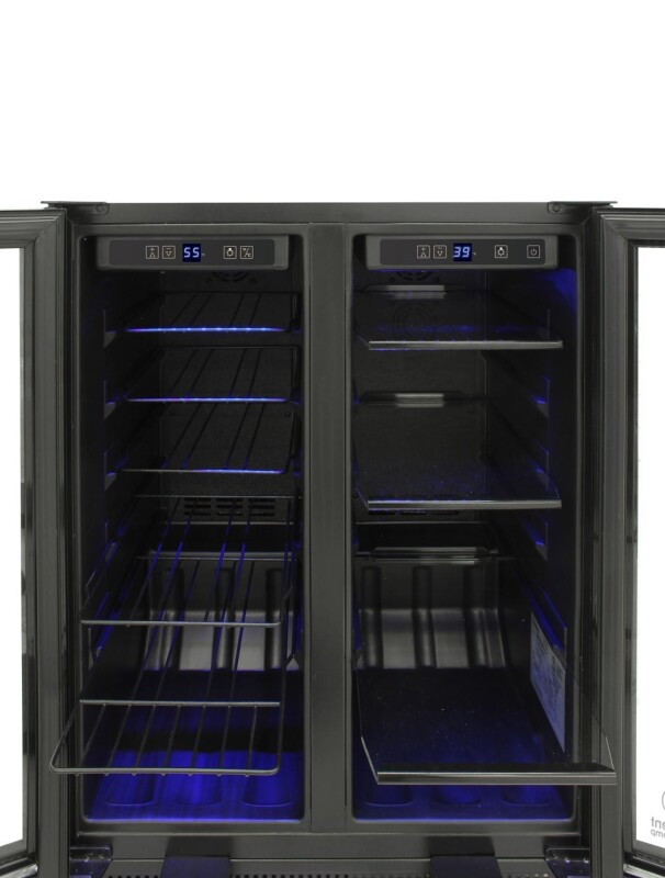 Butler Series Touch Screen Wine and Beverage Cooler with French Doors ELBWC10202