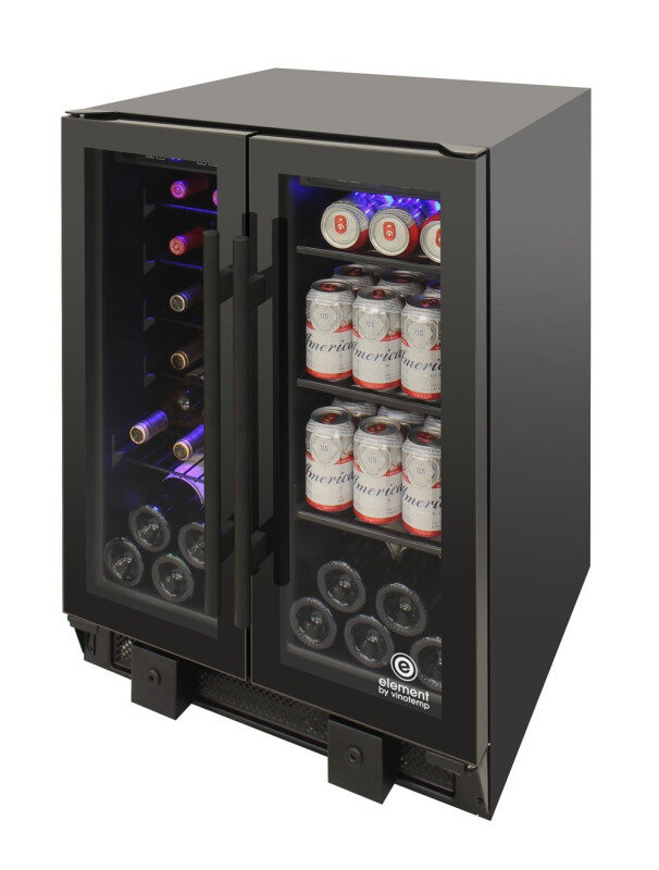 Butler Series Touch Screen Wine and Beverage Cooler with French Doors ELBWC10202