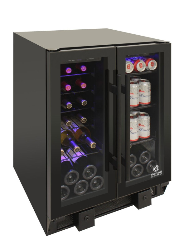 Butler Series Touch Screen Wine and Beverage Cooler with French Doors ELBWC10202