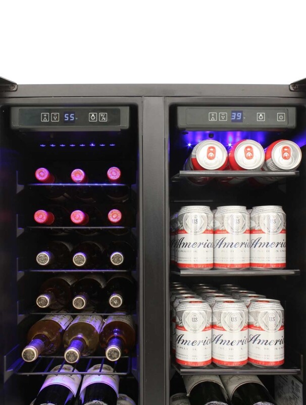 Butler Series Touch Screen Wine and Beverage Cooler with French Doors ELBWC10202