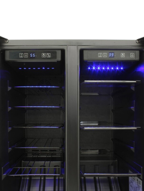 Butler Series Touch Screen Wine and Beverage Cooler with French Doors ELBWC10202