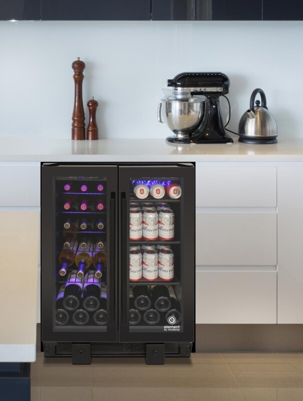 Butler Series Touch Screen Wine and Beverage Cooler with French Doors ELBWC10202