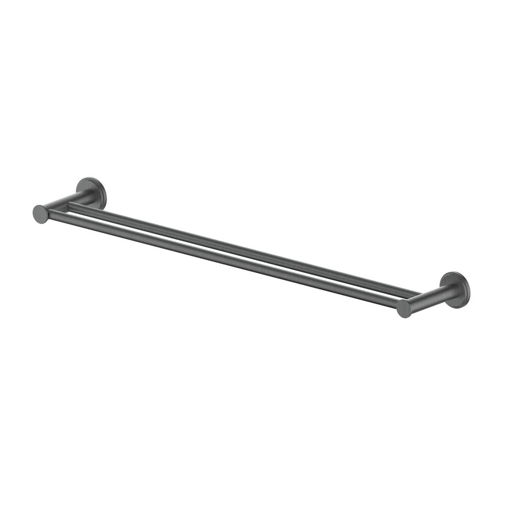 El Dorado Double Towel Rail In Gun Metal ELDTRDGM