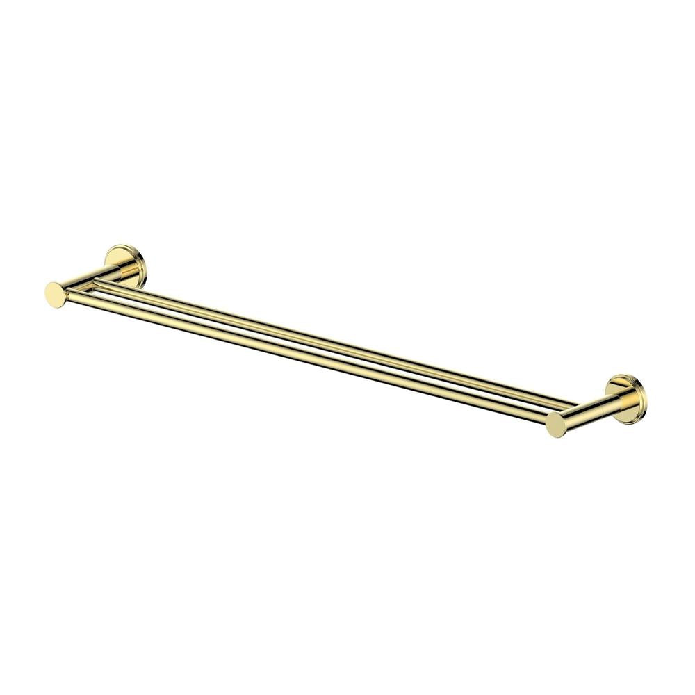 Autograph Edition El Dorado Double Towel Rail In Polished Gold ELDTRDPG