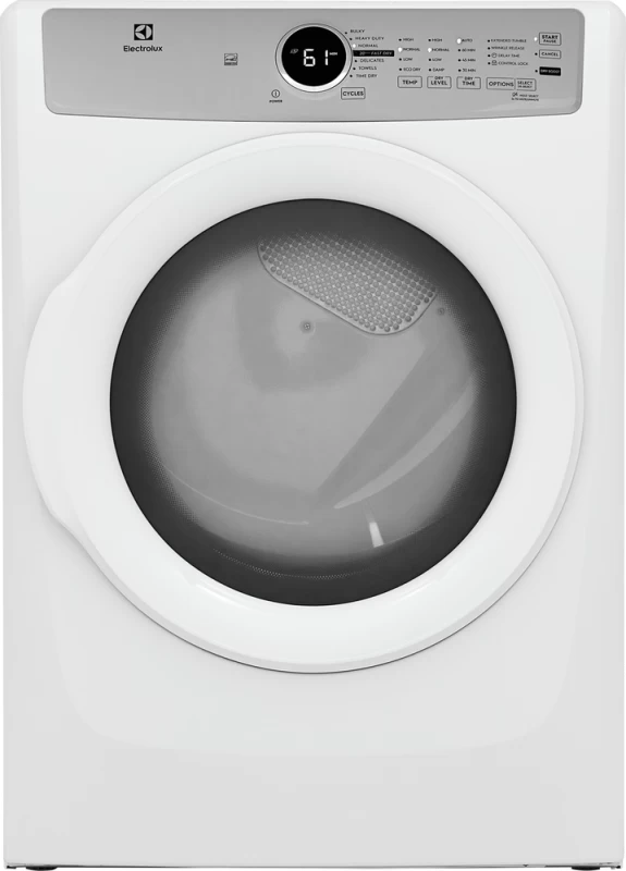 Electrolux Front Load Electric Dryer – 8.0 Cu. Ft. White ELFE7337AW Picture 1