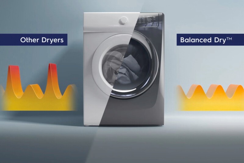Front Load Perfect Steam Electric Dryer with Balanced Dry™ and Instant Refresh – 8.0 Cu. Ft. view 20