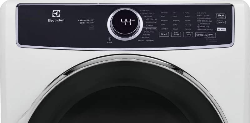 Front Load Perfect Steam Electric Dryer with Balanced Dry™ and Instant Refresh – 8.0 Cu. Ft. view 10