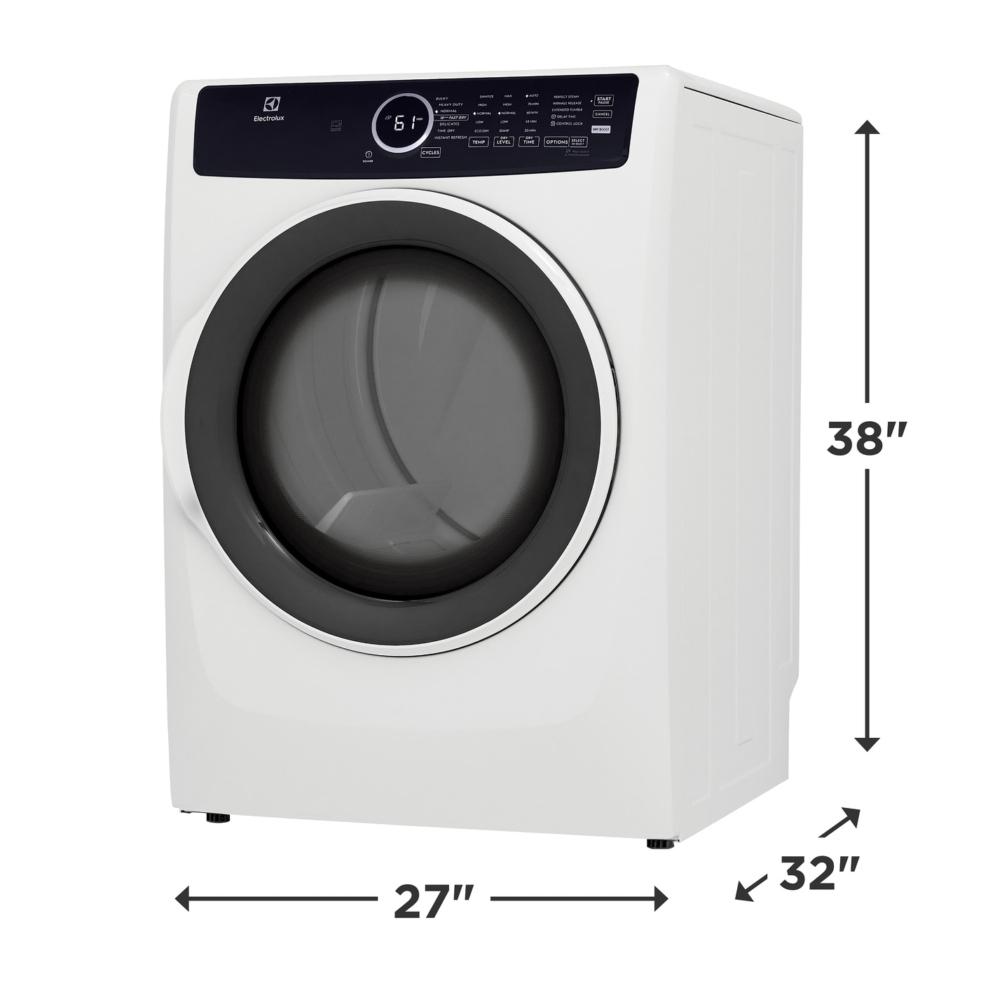 Front Load Perfect Steam Gas Dryer with Instant Refresh – 8.0 Cu. Ft. view 9