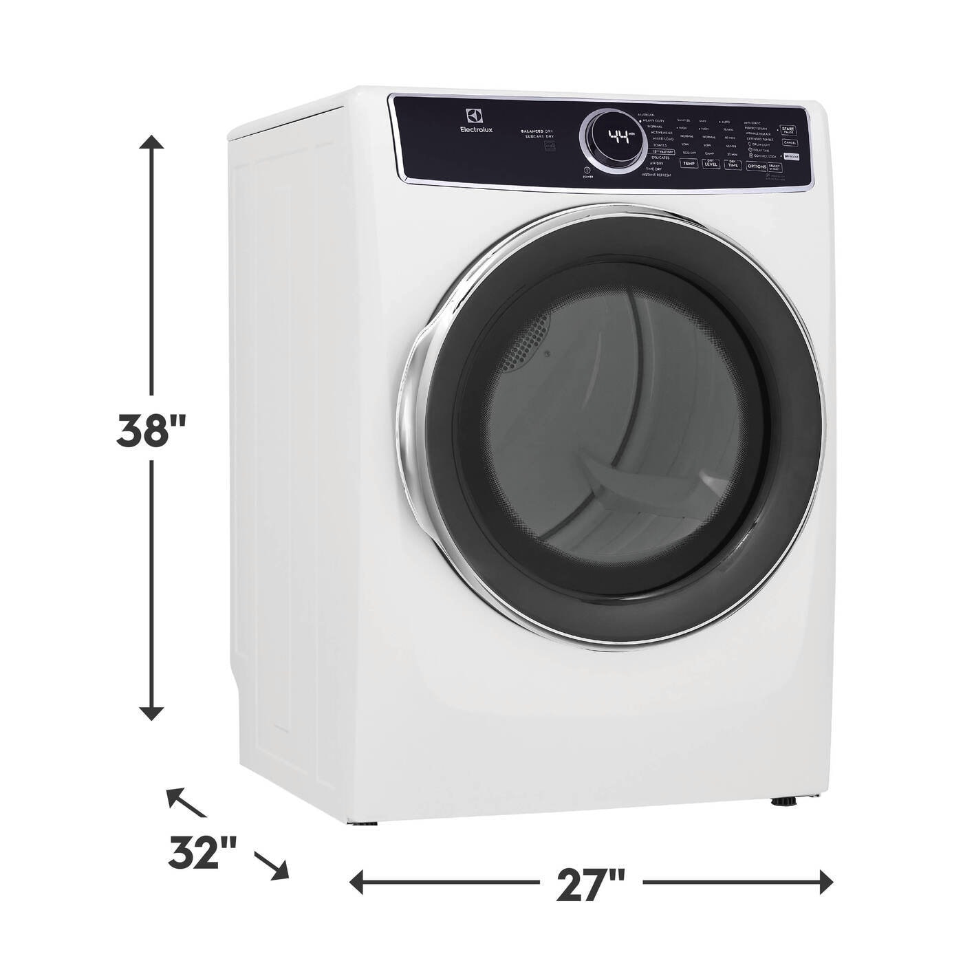 Front Load Perfect Steam Gas Dryer with Predictive Dry™ and Instant Refresh – 8.0 Cu. Ft. view 8