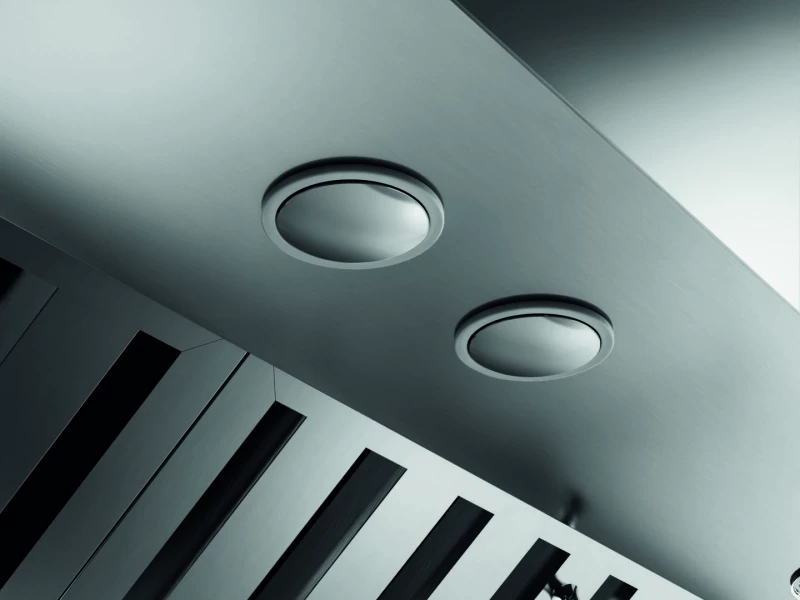 Wall-mount Range Hoods LEONE 36" SS (1200 CFM) view 2