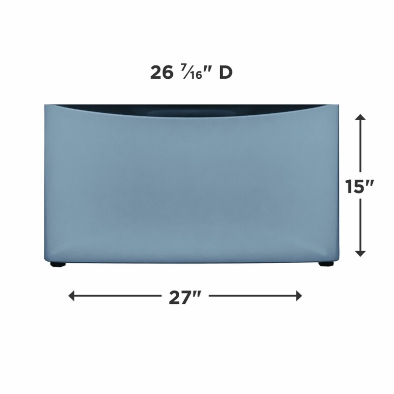 Luxury-Glide Pedestal with Spacious Storage Drawer view 4
