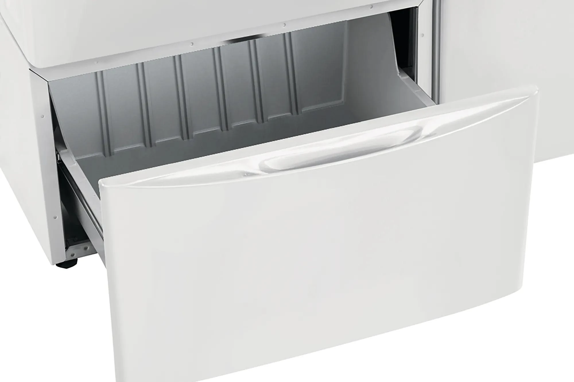 Luxury-GlideĀ® Pedestal with Spacious Storage Drawer - Matte White Finish ELPWD27MW