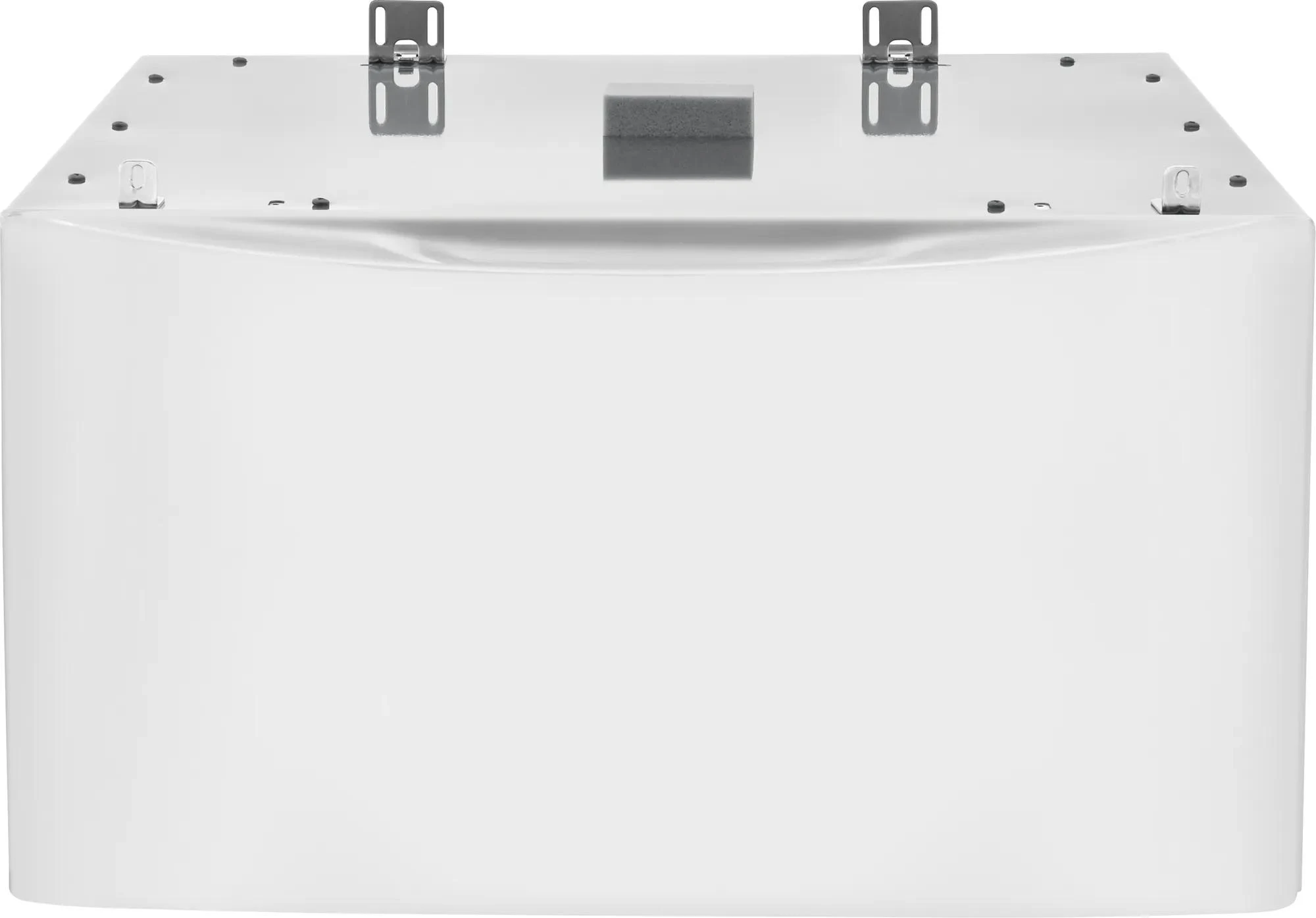 Luxury-GlideĀ® Pedestal with Spacious Storage Drawer - Matte White Finish ELPWD27MW