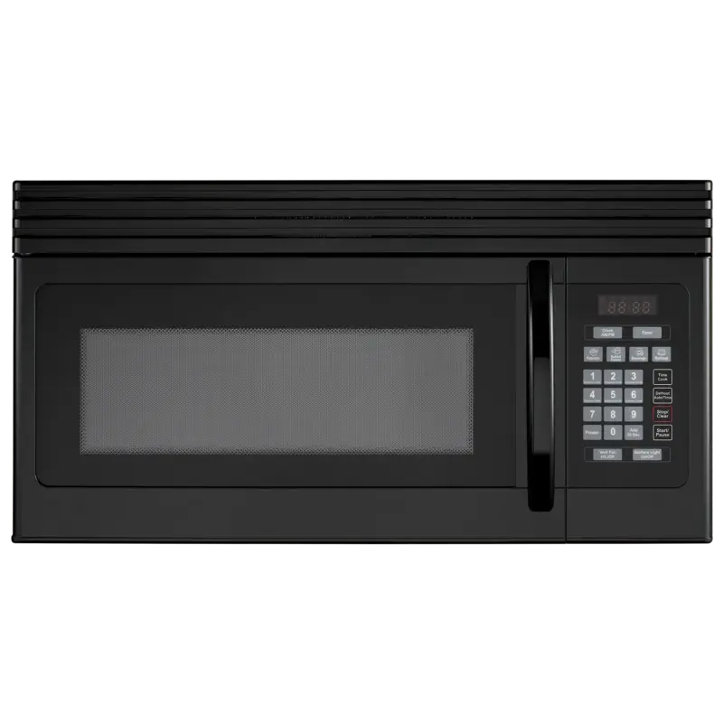1.6 cu. ft. Over-the-Range Microwave with Top Mount Air Recirculation Vent EM1601RQCB