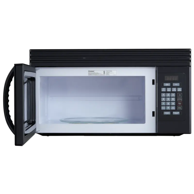 1.6 cu. ft. Over-the-Range Microwave with Top Mount Air Recirculation Vent EM1601RQCB