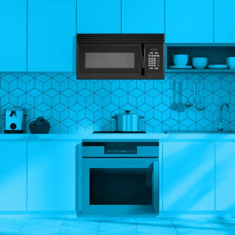 1.6 cu. ft. Over-the-Range Microwave with Top Mount Air Recirculation Vent EM1601RQCB