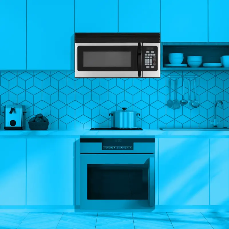 1.6 cu. ft. Over-the-Range Microwave with Top Mount Air Recirculation Vent view 7