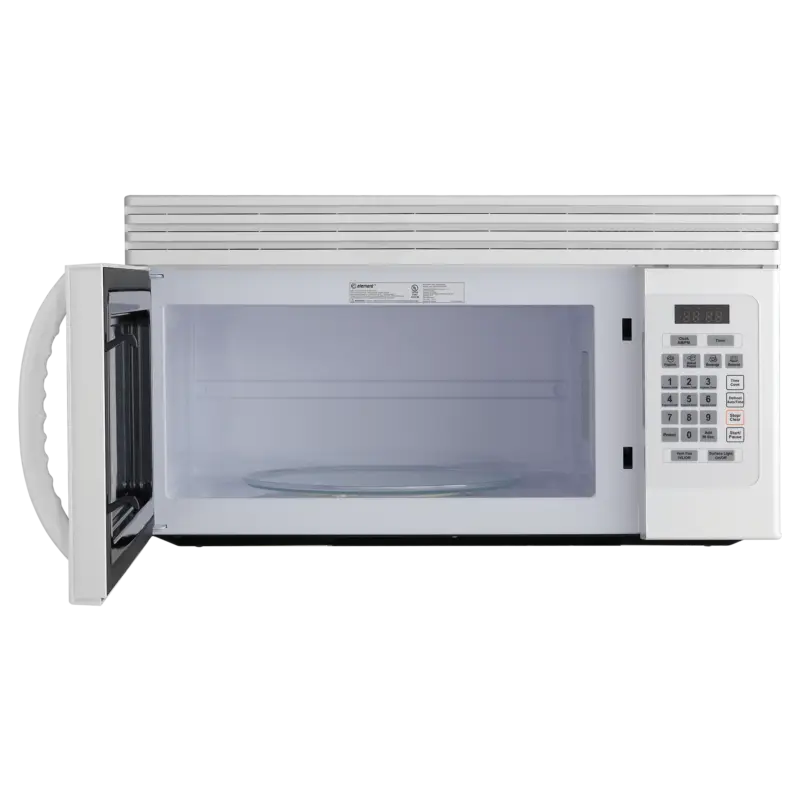 1.6 cu. ft. Over-the-Range Microwave with Top Mount Air Recirculation Vent EM1601RQCW