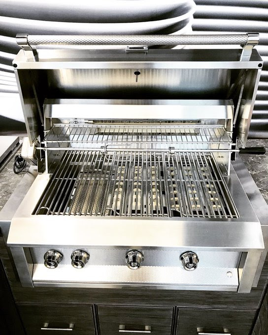 36" Aspire Built-In Grill Mixed Burner Model with Rotisserie EMBR36OR