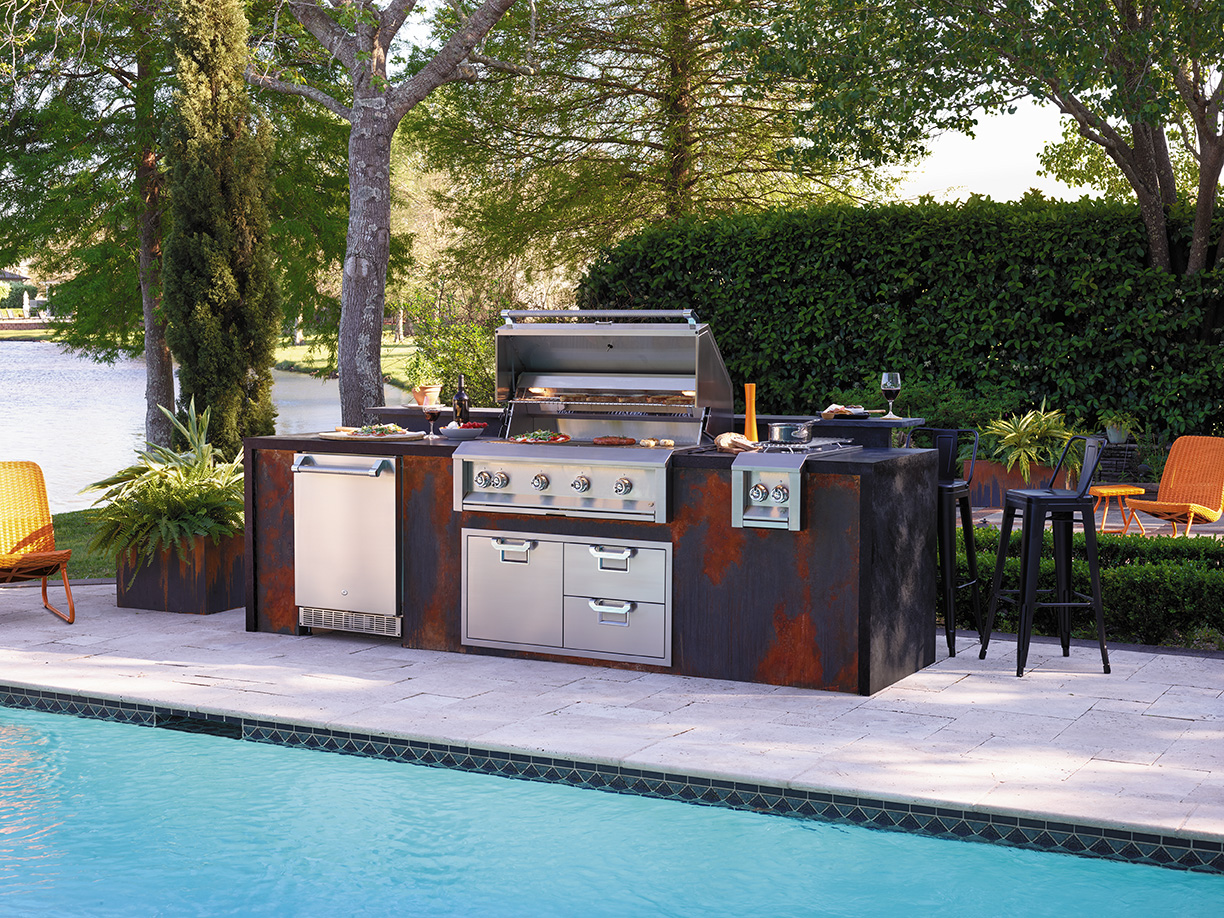 42" Aspire Built-In Grill Mixed Burner Model with Rotisserie EMBR42RD