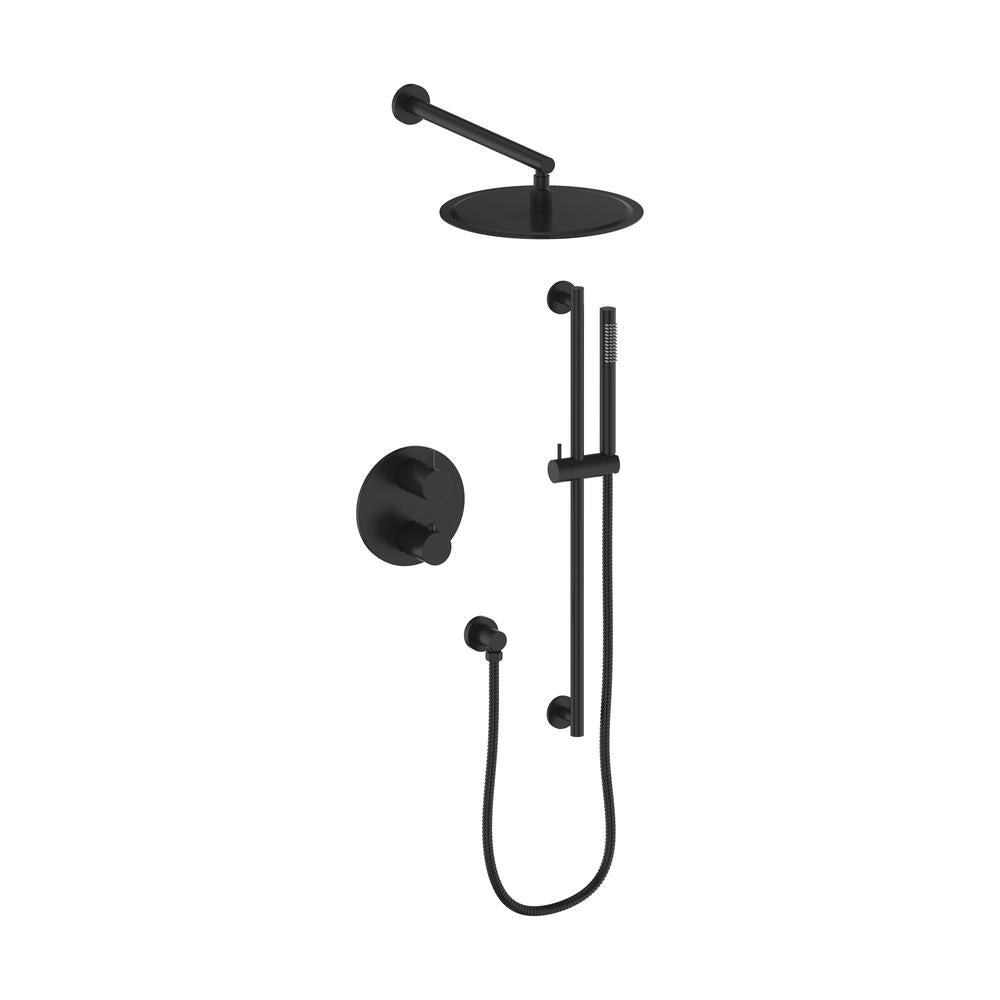 Autograph Edition Emerald Bay Thermostatic Shower System EMBYSHST2MB