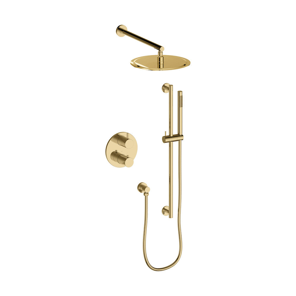 Autograph Edition Emerald Bay Thermostatic Shower System EMBYSHST2PG