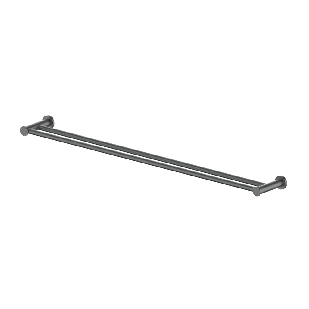 Emerald Bay Double Towel Rail In Gun Metal EMBYTRDGM