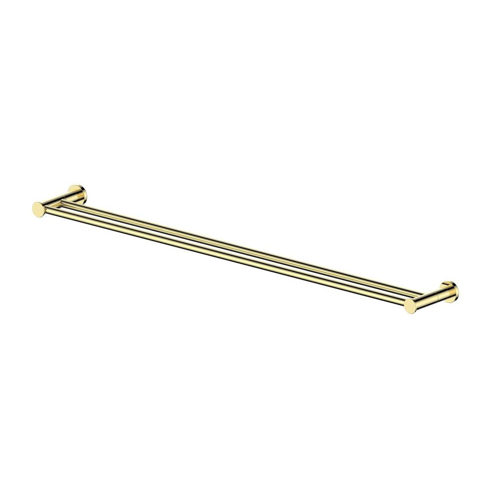 Autograph Edition Emerald Bay Double Towel Rail In Polished Gold EMBYTRDPG