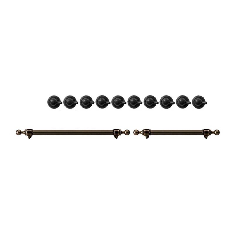 Knobs and Handles Bundle for 40 inch Nostalgie Dual Fuel EN40B62211