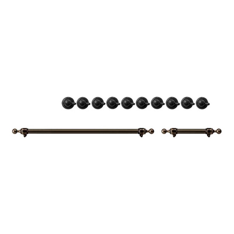 Knobs and Handles Bundle for 48 inch Nostalgie Induction or Dual Fuel with Frenchtop EN48B62211