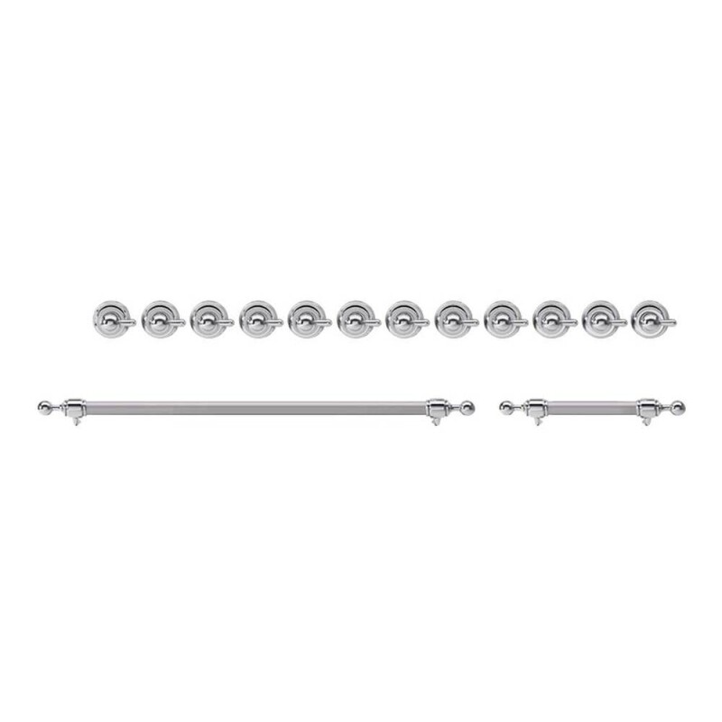 Knobs and Handles Bundle for 48 inch Nostalgie Dual Fuel with Griddle EN48C82211